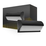 Bulkhead LED Nero 12W 1200lm - 830 Luce Calda -  | IP54