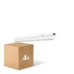 Confezione Multipack 4x Ledvance Reglette LED Linear Compact Interruttore 8W 800lm - 830 Luce Calda -  | 60cm