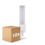 Confezione Multipack 10x Ledvance Dulux-D LED 9W - 840 Bianco Freddo | Sostitutiva 26W