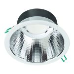 Philips Downlight LED Coreline DN142B Aluminium Bianca 9.8W 1200lm 60D - 840 Bianco Freddo | Ritaglio 155mm - IP54 - UGR<19