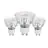 Confezione Multipack 3x Eglo Faretti LED GU10 PAR16 13.5W 345lm 38D - 830 Luce Calda -  | Sostitutiva 50W