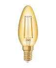 Ledvance Vintage 1906 LED E14 Candela Oro 2.5W 220lm - 824 Bianco Molto Caldo | Sostitua 25W