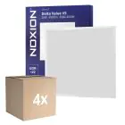 Confezione Multipack 4x Noxion Pannello A LED Delta Value V5 Backlit 28W 3920lm - 830-840 CCT | 60x60cm - UGR 