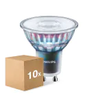 Confezione Multipack 10x Philips MASTER LED Faretti ExpertColor GU10 PAR16 5.5W 375lm 36D - 930 Luce Calda | Miglior resa cromatica - Dimmerabile - Sostitutiva 50W